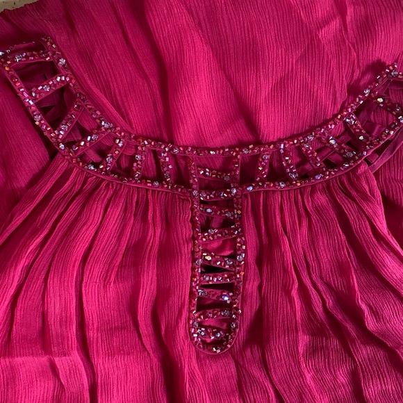 BCBG Max Azria Red Cocktail Dress - Picture 4 of 8